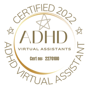 Certified ADHD Virtual Assistant